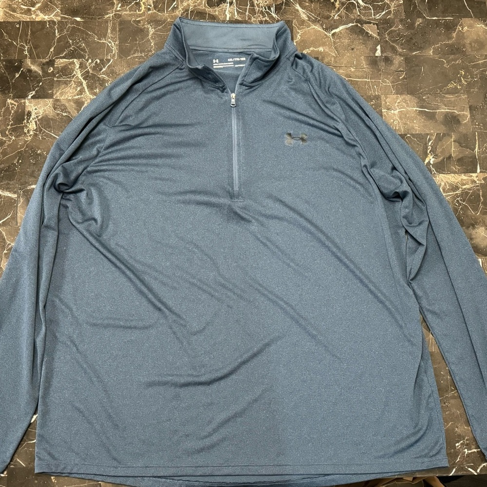 UNDER ARMOUR HEATGEAR LOOSE HALF ZIP SHIRT MEN'S SIZE XXL 2XL